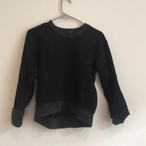 JCREW BLACK SWEATER